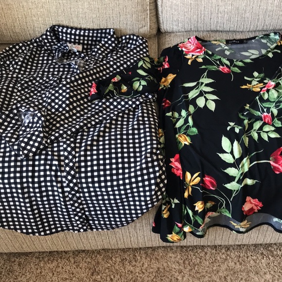 Denim&Co Tops - Two (2) Womens Size 2X shirts in Excellent Condition. d&Co. and DaGrace EUC